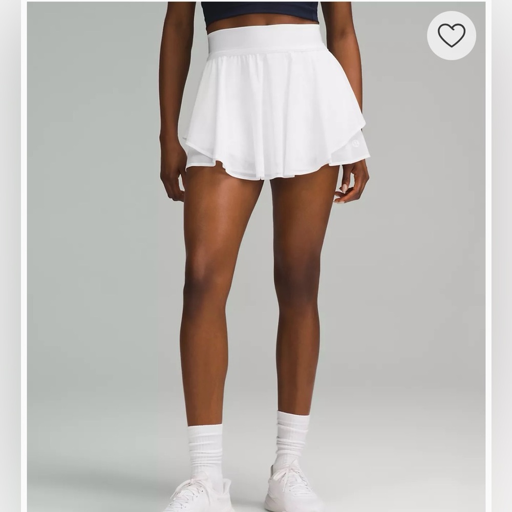 Court Rival High-Rise Skirt mesh white size 6